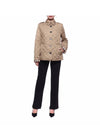 Frankby Quilted Jacket Beige - BURBERRY - BALAAN 4