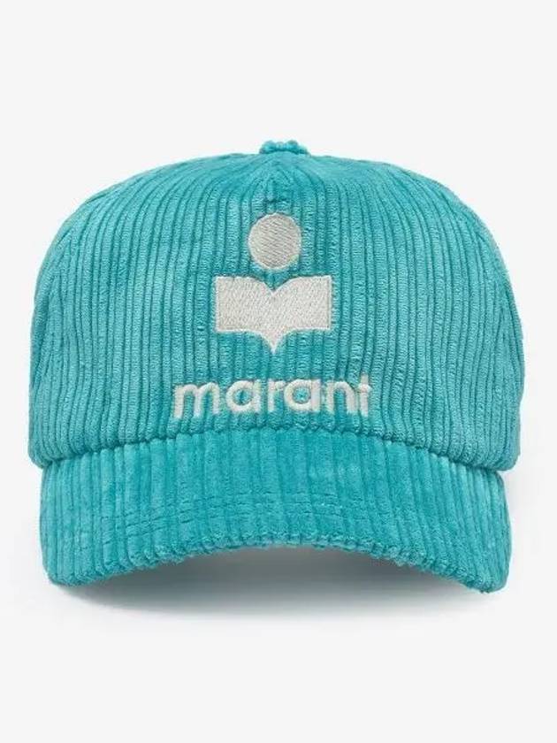 Tyron Corduroy Ball Cap Sky Blue - ISABEL MARANT - BALAAN 2