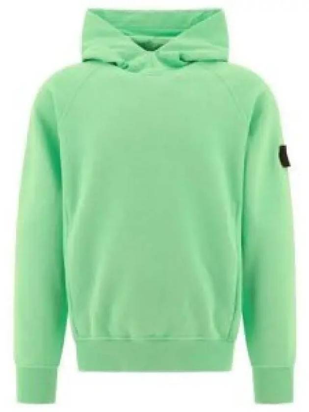 Shadow Project Embroidery Cotton Fleece Hoodie Green - STONE ISLAND - BALAAN 2