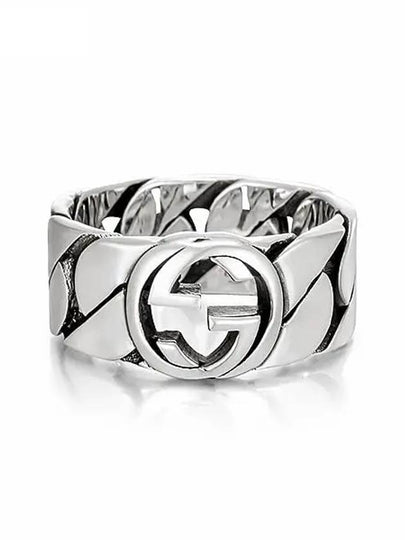 Ring YBC661515001 Interlocking G Silver - GUCCI - BALAAN 2