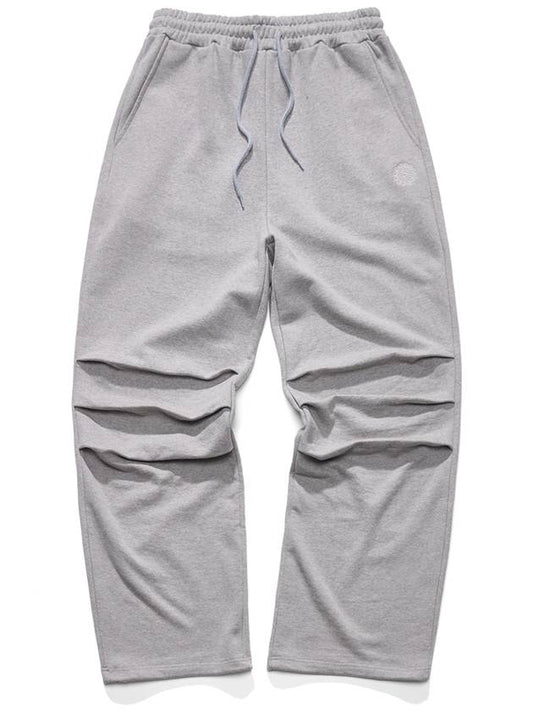 Tucked Sweatpants Melange - PHOS333 - BALAAN 1