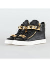 Gold Velcro High Top RW4079 BK - GIUSEPPE ZANOTTI - BALAAN 2