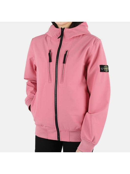 Stone Kids Waffen Patch Light Soft Shell Pink 761640134 V0087 14A Can be worn by adults - STONE ISLAND - BALAAN 1