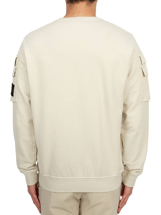 Men's Wappen Patch Cargo Pocket Sweatshirt Plaster - STONE ISLAND - BALAAN 5