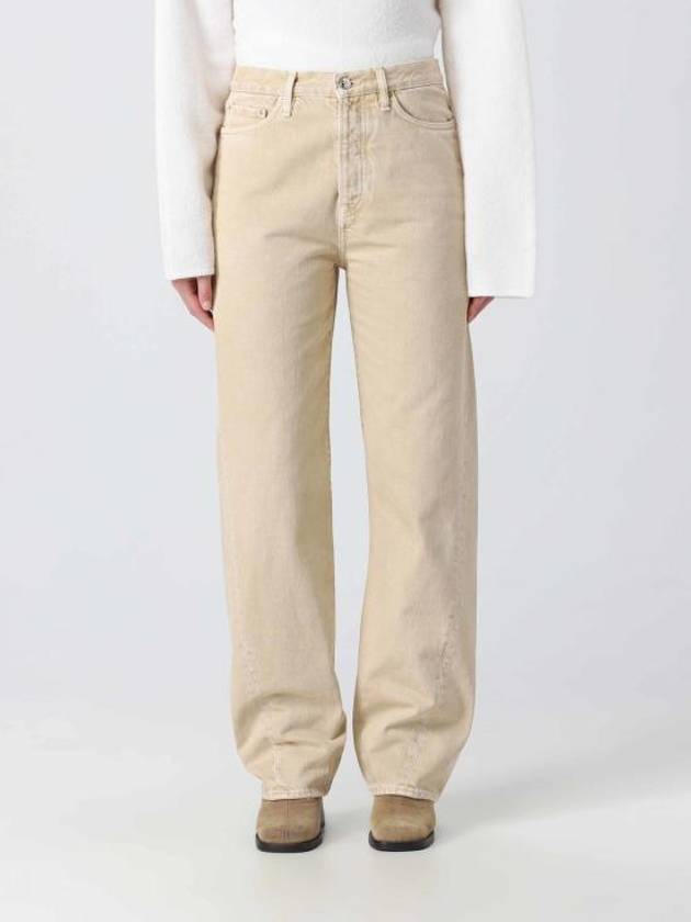 Denim Straight Pants 23324074832 870 Beige - TOTEME - BALAAN 1