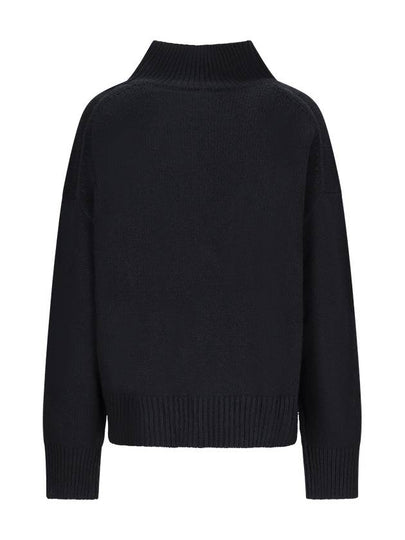 RELAXED CUT CASHMERE BLEND SWEATER - CALVIN KLEIN - BALAAN 2