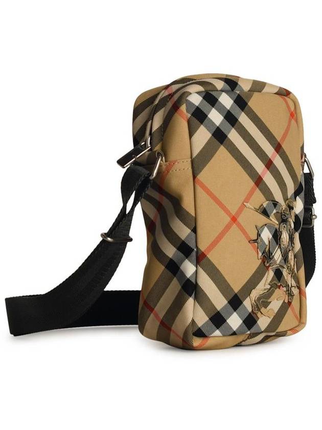 EKD Appliqué Check Phone Cross Bag Beige - BURBERRY - BALAAN 3