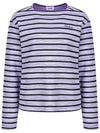 Striped Boat Neck T-Shirt MW3WE401 - P_LABEL - BALAAN 10