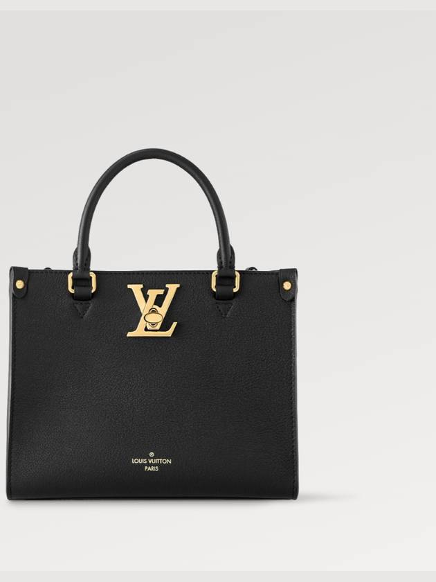 Lock Go Leather Tote Bag Black - LOUIS VUITTON - BALAAN 2