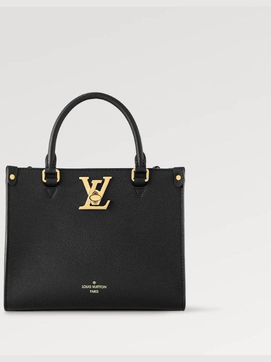 Lock Go Leather Tote Bag Black - LOUIS VUITTON - BALAAN 2