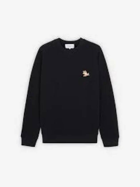 Speedy Fox Patch Comfort Sweatshirt Black - MAISON KITSUNE - BALAAN 2