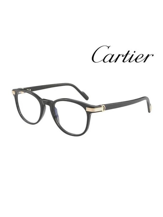 Glasses Frame CT0221O 001 Round Acetate Men Women Glasses - CARTIER - BALAAN 2