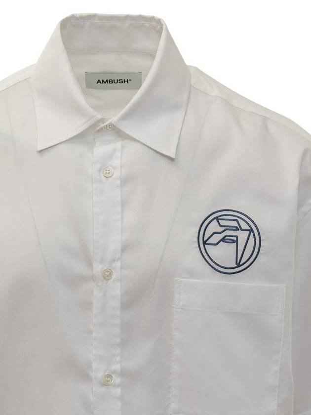 logo embroidery shirt BMGG001S24FAB0010145 - AMBUSH - BALAAN 4