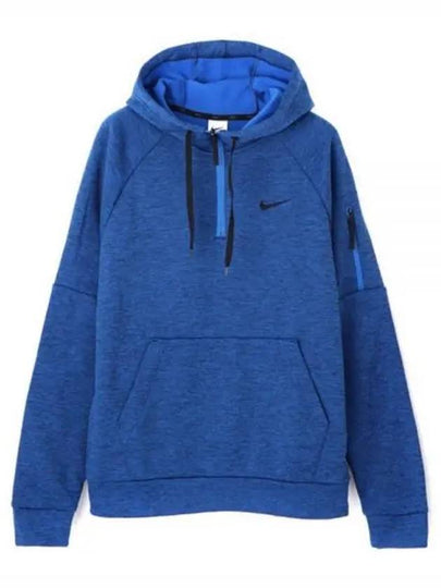 Golf Therma-Fit Fitness 1/4 Zip Hoodie Blue - NIKE - BALAAN 2