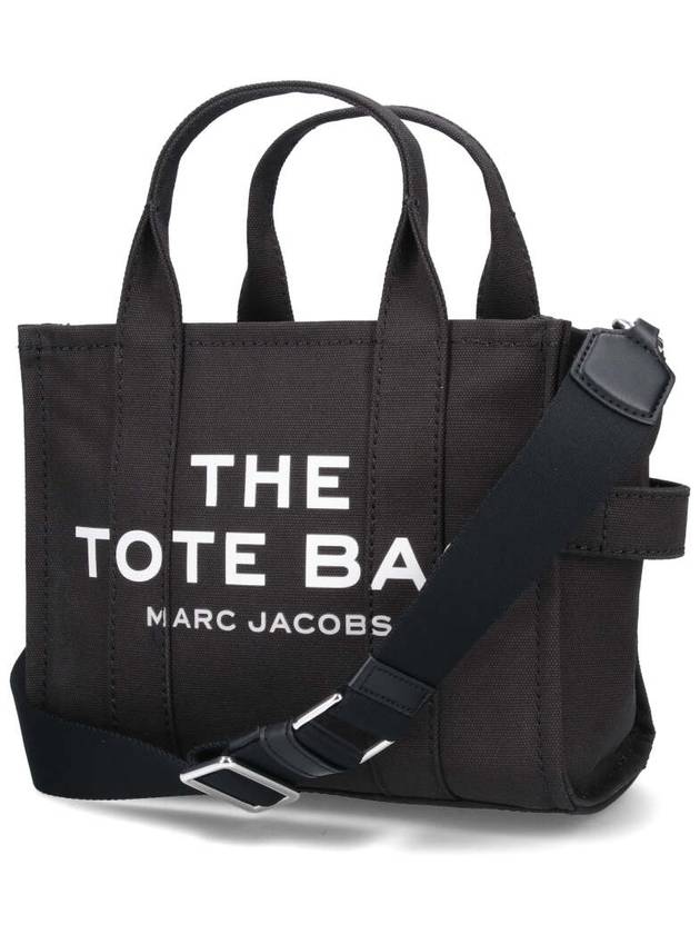 Logo Small Canvas Tote Bag Black - MARC JACOBS - BALAAN 3