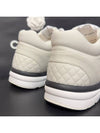 Men's Cruise Sneakers Fabric Emboss Ivory - CHANEL - BALAAN 9