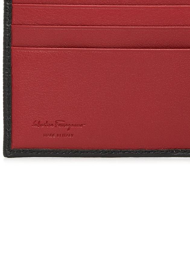 Gancini Half Wallet Black - SALVATORE FERRAGAMO - BALAAN 9