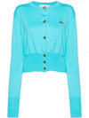 Bea Crop Cardigan Blue - VIVIENNE WESTWOOD - BALAAN 2