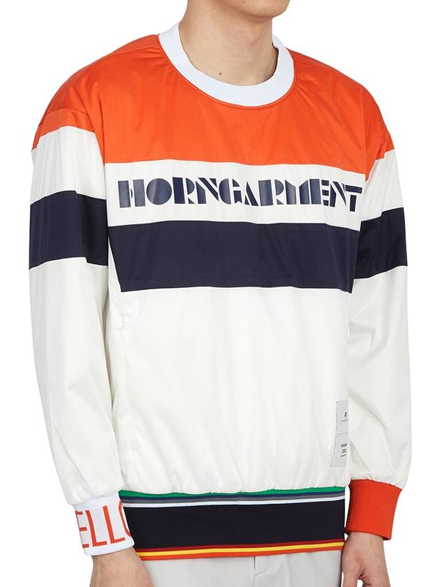 Men's Logo Sweatshirt White - HORN GARMENT - BALAAN 4