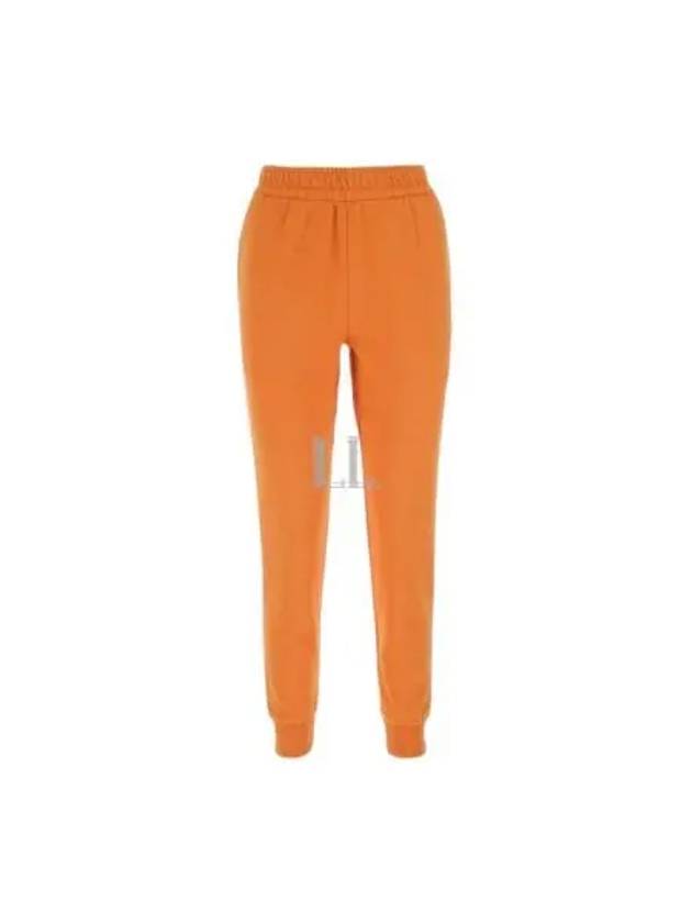 Logo Patch Cotton Track Pants Orange - BURBERRY - BALAAN 2