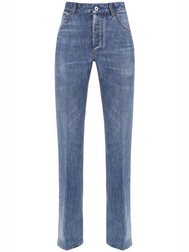 Straight Denim Jeans Blue - BOTTEGA VENETA - BALAAN 2