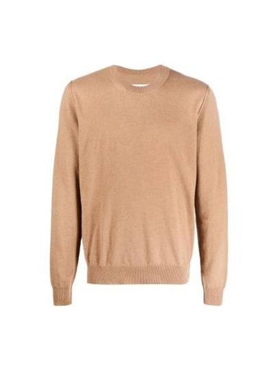 Crew Neck Cashmere Knit Top Brown - MAISON MARGIELA - BALAAN 2