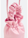 Women's Pink Occasion Top Handle Bucket Bag A4641 - GANNI - BALAAN 6