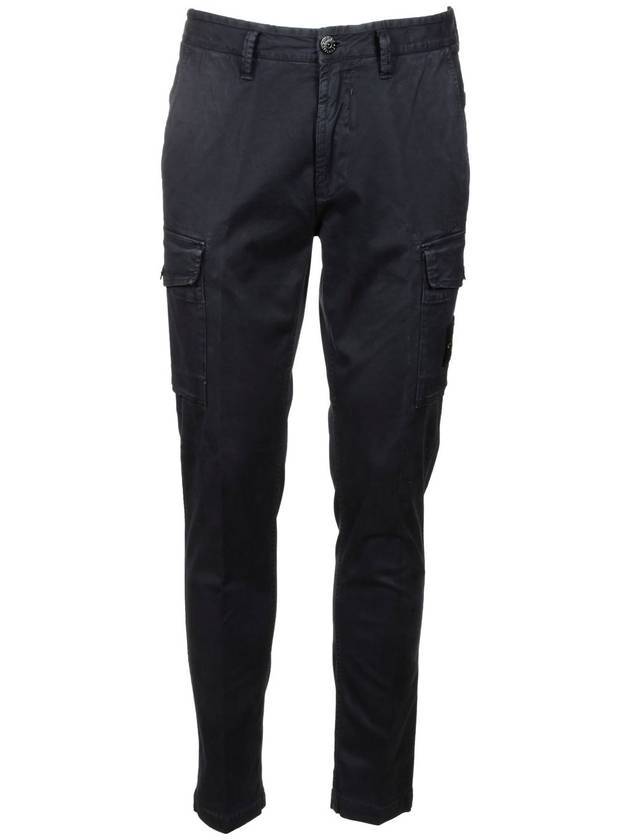 Waffen Patch Cargo Straight Pants Navy - STONE ISLAND - BALAAN 1