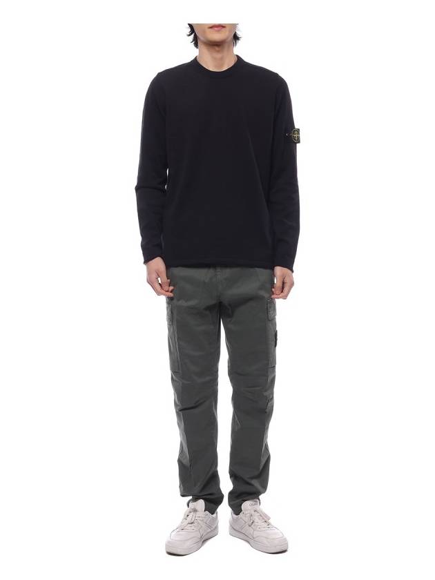 Compass Badge Cargo Straight Pants Green - STONE ISLAND - BALAAN 4