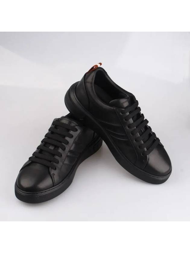 Maxim Leather Low Top Sneakers Black - BALLY - BALAAN 5