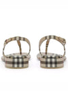 Vintage Check Lambskin Sandals Archive Beige - BURBERRY - BALAAN 5