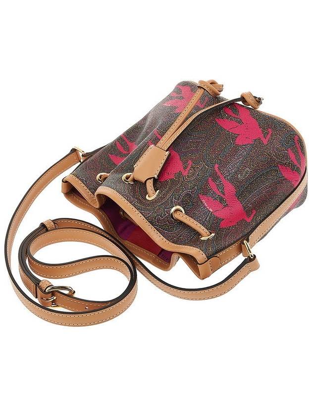 Stampa Pegasus Bucket Bag Red Brown - ETRO - BALAAN 5