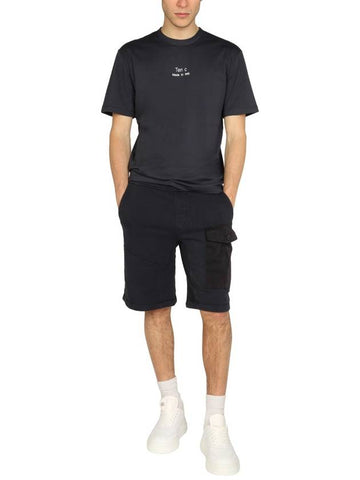 Pocket Bermuda Shorts Navy - TEN C - BALAAN 1