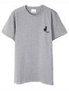 Zafferh Mini Logo Cotton Short Sleeve T-Shirt Light Gray - ISABEL MARANT - BALAAN 2