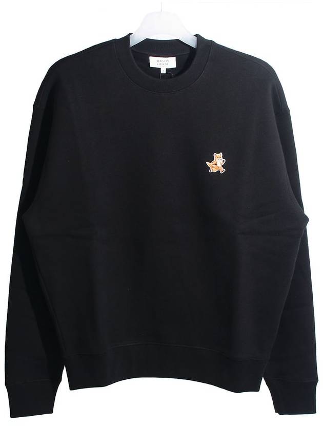 Fox Cotton Sweatshirt Black - MAISON KITSUNE - BALAAN 2