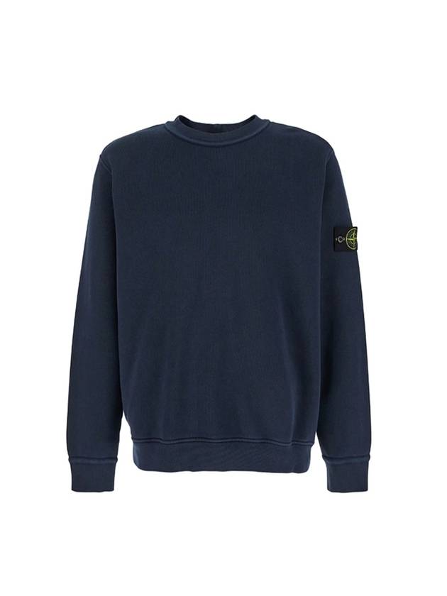 Compass Badge Sweatshirt Blue - STONE ISLAND - BALAAN 2