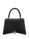 Hourglass Silver B Logo Tote Bag Black - BALENCIAGA - BALAAN 2