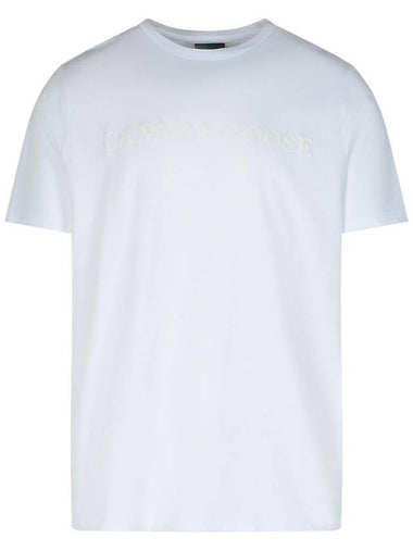 Canada Goose 'Emersen' White Cotton T-Shirt - CANADA GOOSE - BALAAN 1