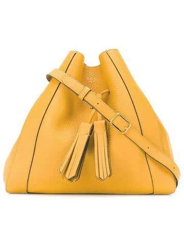 Millie Fringe Small Shoulder Bag Yellow HH5867 736 N651 - MULBERRY - BALAAN 1