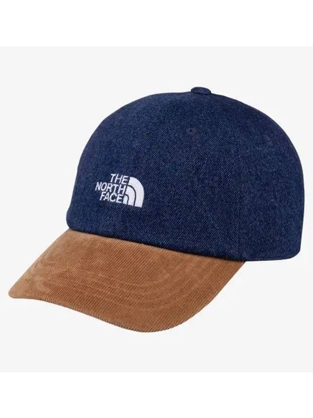 The North Face NE3CQ50M White Label Cotton Ball Cap Denim - THE NORTH FACE - BALAAN 1