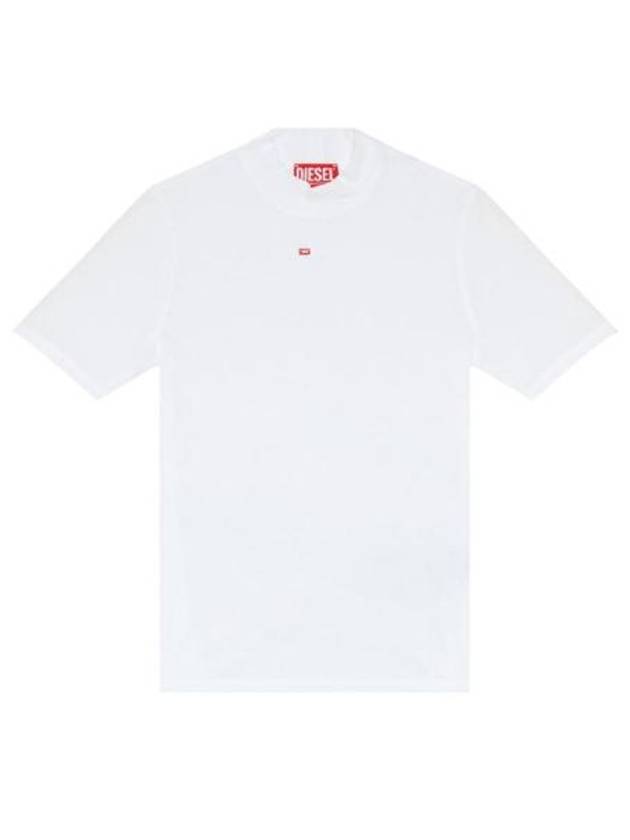 T Mokky Microdiv Logo Short Sleeve T-Shirt White - DIESEL - BALAAN 2