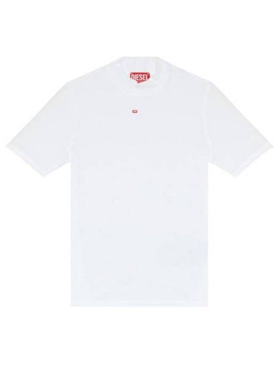 T Mokky Microdiv Logo Short Sleeve T-Shirt White - DIESEL - BALAAN 2