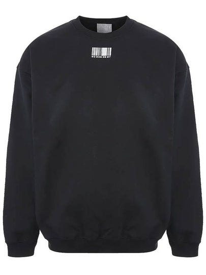 Barcode Printing Sweatshirt Black - VETEMENTS - BALAAN 2