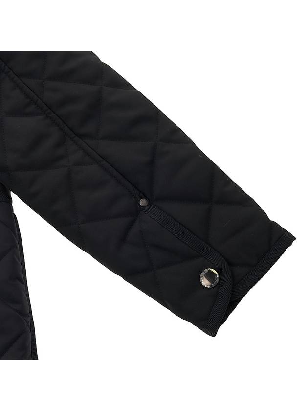 Quilted Thermoregulated Barn Jacket Black - BURBERRY - BALAAN 6