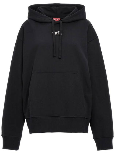 S Macs Logo Hoodie Black - DIESEL - BALAAN 2