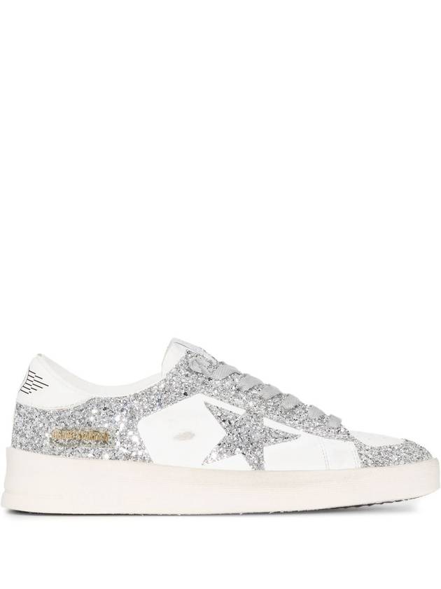 Stardan Glitter Low Top Sneakers Silver - GOLDEN GOOSE - BALAAN 2