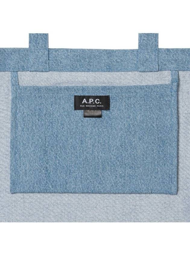 Lou Tote Bag Blue - A.P.C. - BALAAN 5