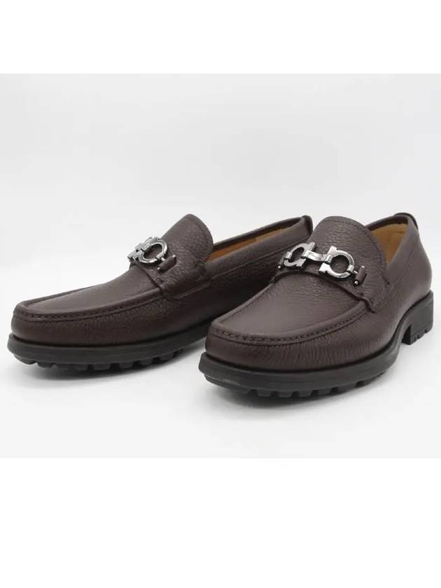 Men's David Gancini Loafers Brown - SALVATORE FERRAGAMO - BALAAN 4