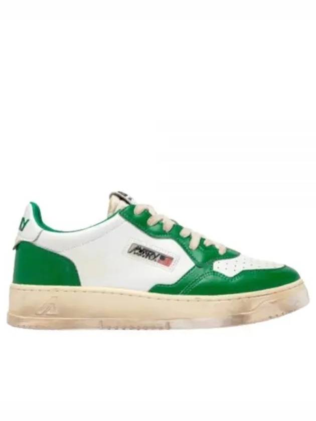 Medalist Super Vintage Low Top Sneakers Green - AUTRY - BALAAN 2