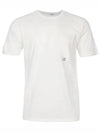 Logo Pocket Short Sleeve Tee White 14CMTS182A - CP COMPANY - BALAAN 2